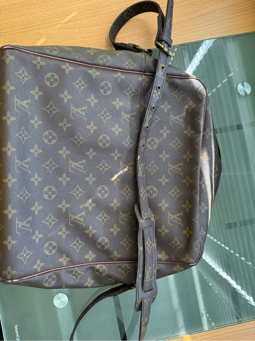 Vintage Louis Vuitton Brown Monogram Crossbody Bag